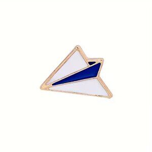 NEW Paper Airplane Brooch Pin